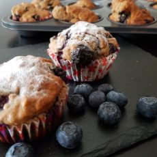 Figurfreundliche Blaubeer-Muffins